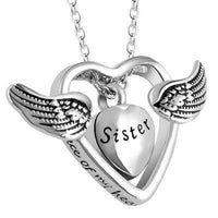 Natty Records Store Urn Necklace Sister SalaWendy A Piece of my Heart Locket Necklace